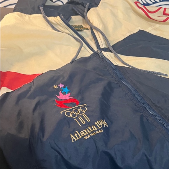 Seasoned Vintage Olympic Jacket with Red and Navy Accents - Picture 2 of 8